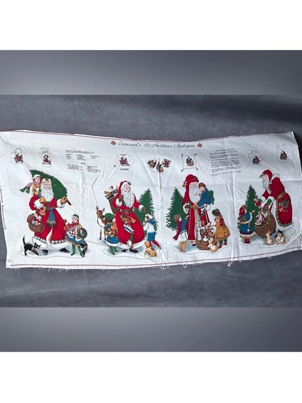 Vintage panels santa